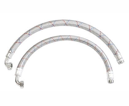 eds-flexultra stainless wire hydrophore flex hoses (elbow type)